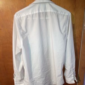 Button up white collared shirt
